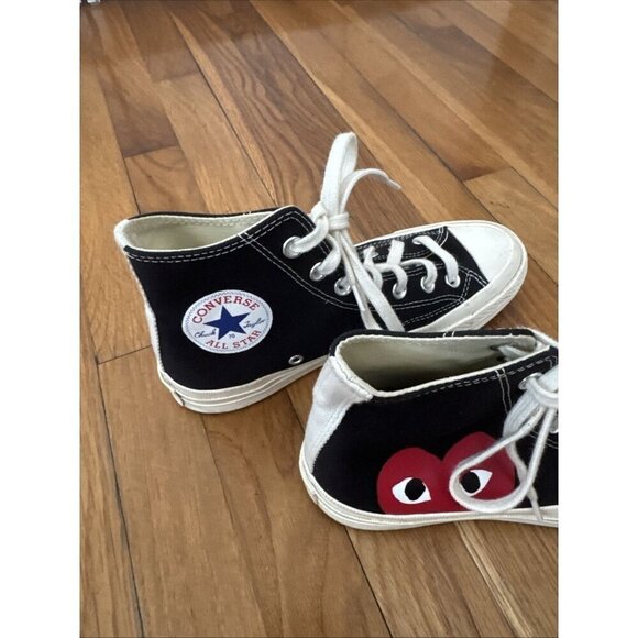 Converse x Comme des Garcons Play Chuck 70 Hi Sneakers 5.5 Men's 7.5 Women's - Picture 6 of 10